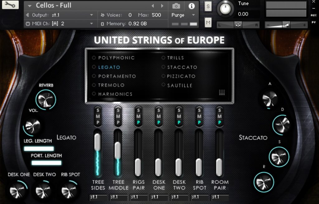 United Strings of Europe Celli