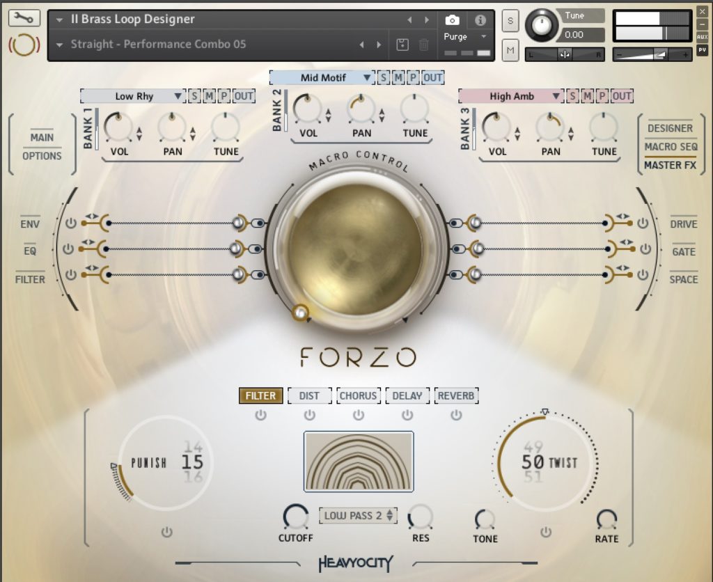 FORZO by Heavyocity II Brass Loop Designer