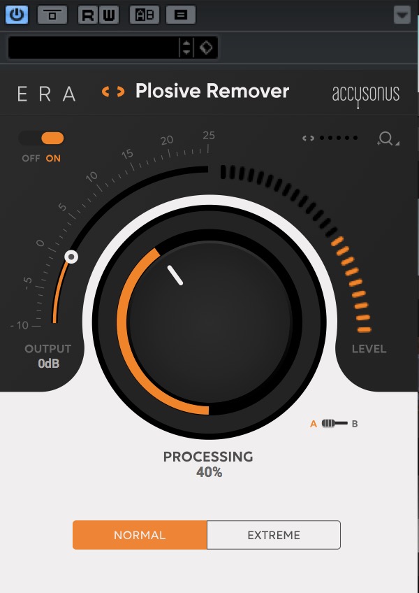 ERA Bundle Pro by Accusonus Review Plosive Remover