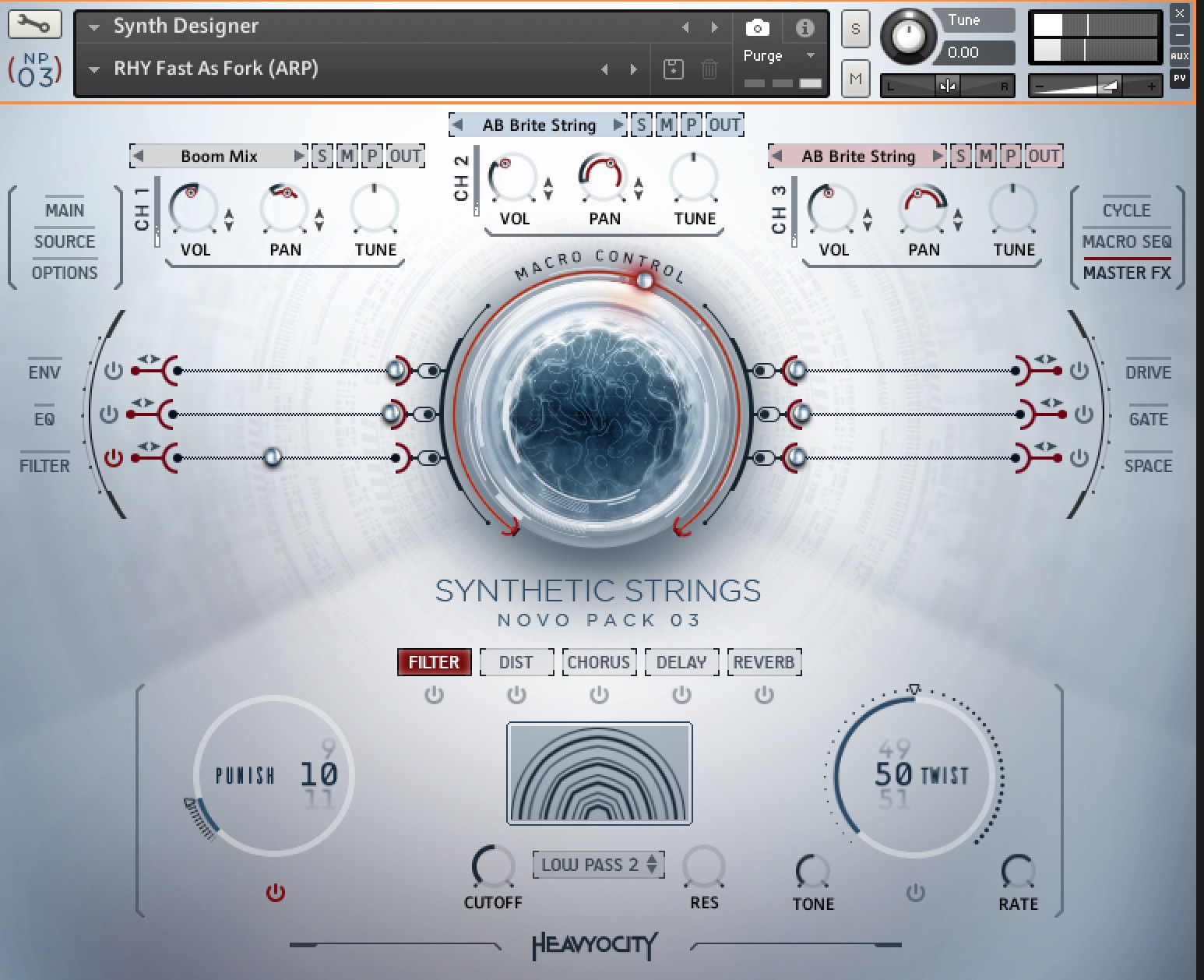 NP03 Synthetic Strings by Heavyocity Media Review Synth Designer