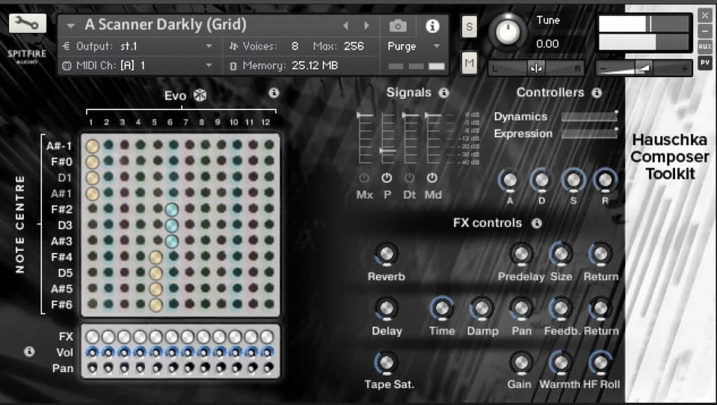 Hauschka Composer Toolkit A Scanner Darkly Grid