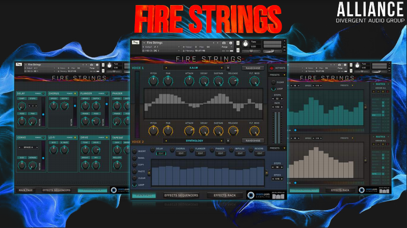 Fire Strings Layout