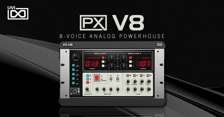 UVI releases PX V8 8 Voice Analog Powerhouse