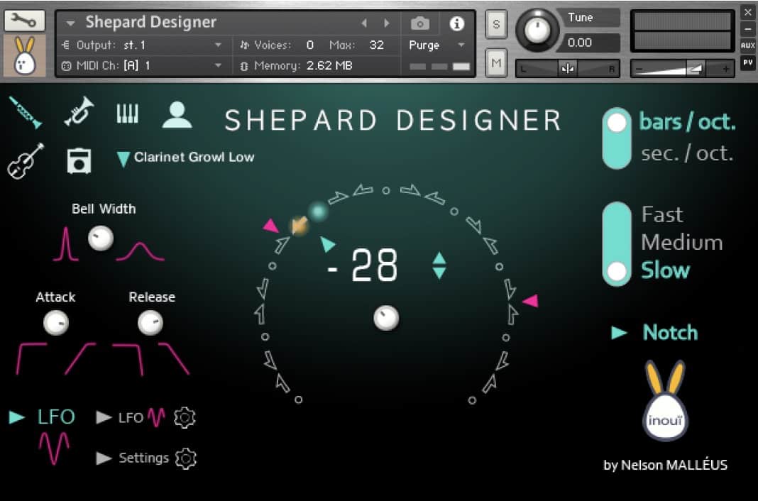 Shepard Designer by Inouï Samples