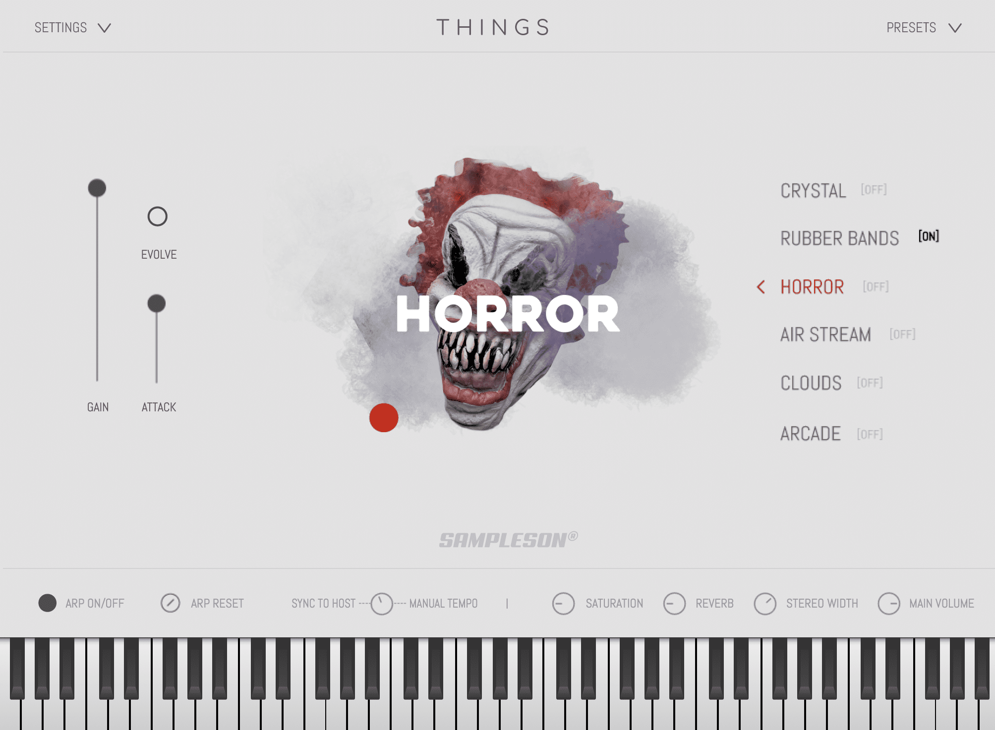 THINGS – Intuitive Synth Sound Creator Horror