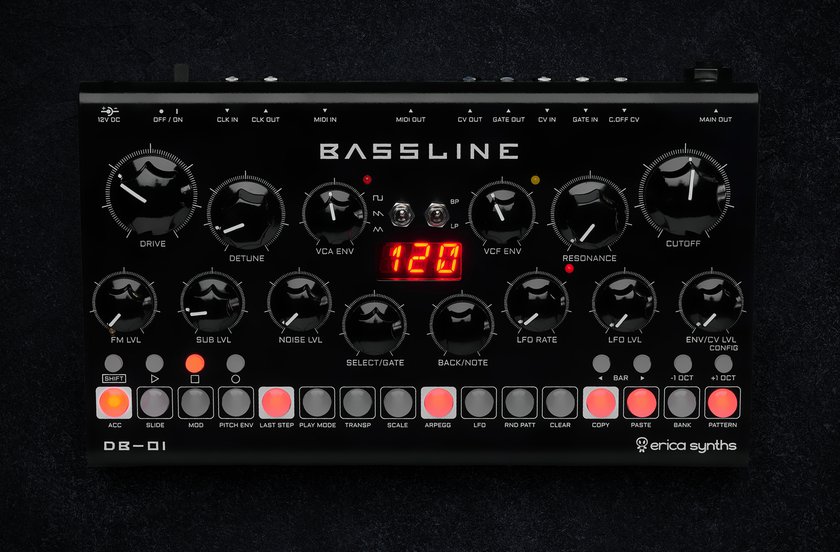 Desktop Bassline DB 01 by Erica Synths Pre Order