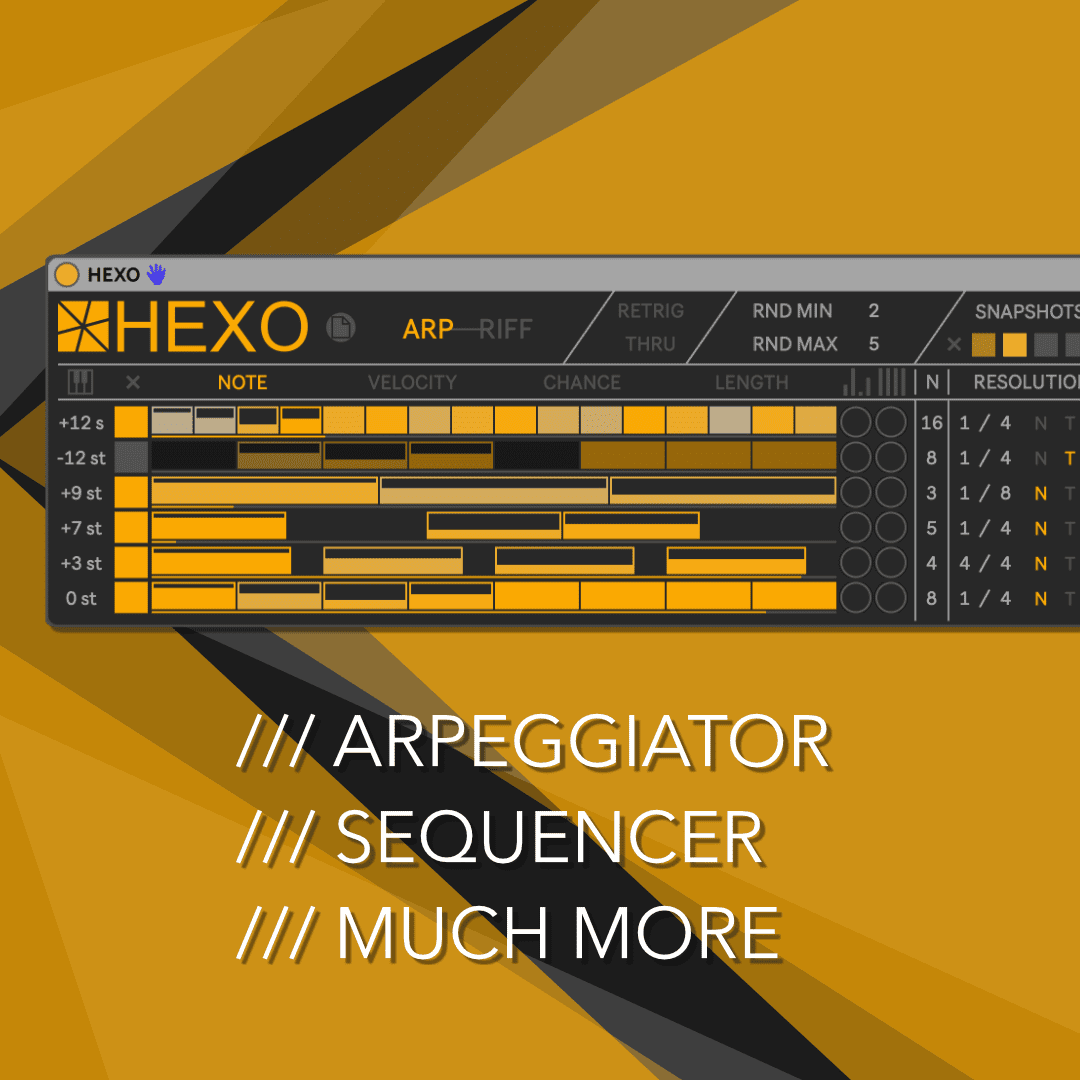 HEXO Arpeggiator Sequencer