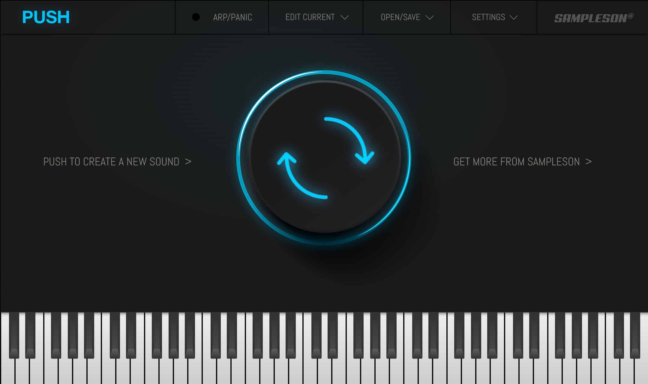 Push Samplesons ONE BUTTON SYNTHESIZER