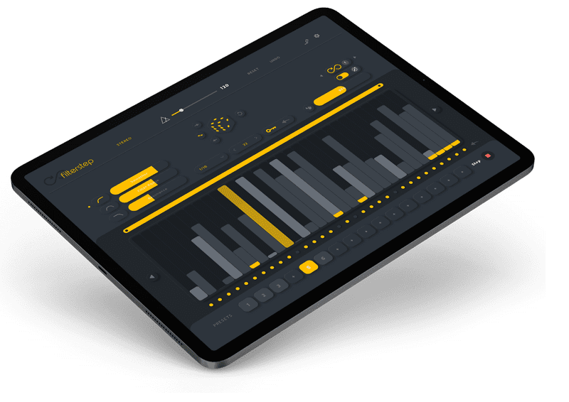 iPAD Audiomodern Filterstep the Creative Motion Filter
