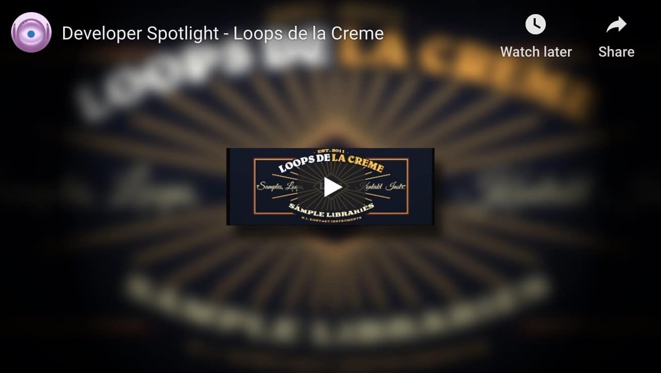 Corys Developer Spotlight Loops de la Creme