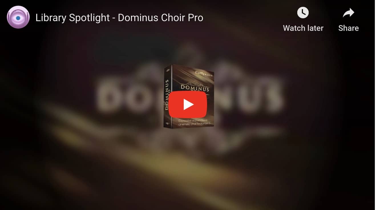 Corys Library Spotlight Dominus Choir Pro