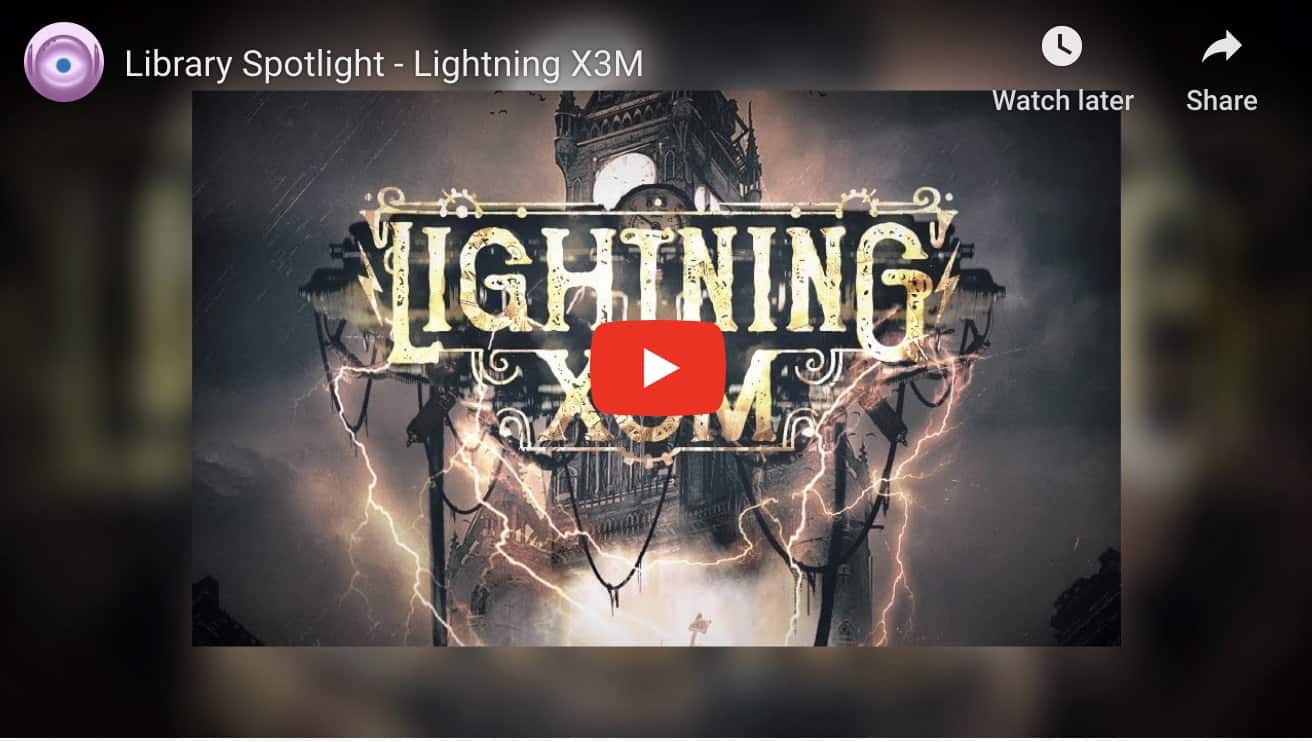 Corys Library Spotlight Lightning X3M by STREZOV MUSIC