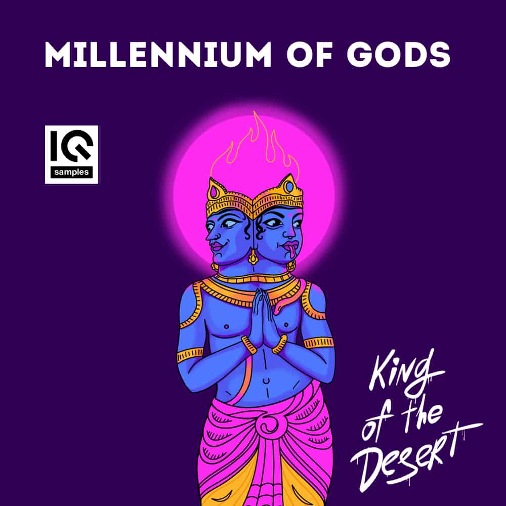 IQ Samples Millennium of Gods King of the Desert Cover 1000x1000 web