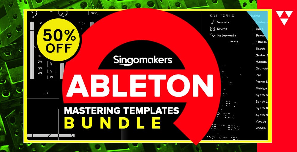 Singomakers Ableton Mastering Templates Bundle 1000 512 web