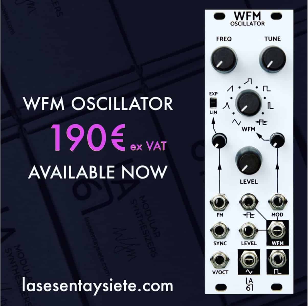 WFM Oscillator is now available from dealers in the La 67 webshop