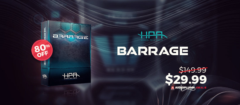 80 Off Sale BARRAGE by HIDDEN PATH AUDIO Barrage cover