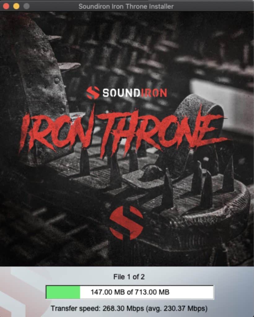 Iron Throne 2.0 by SoundIron installer