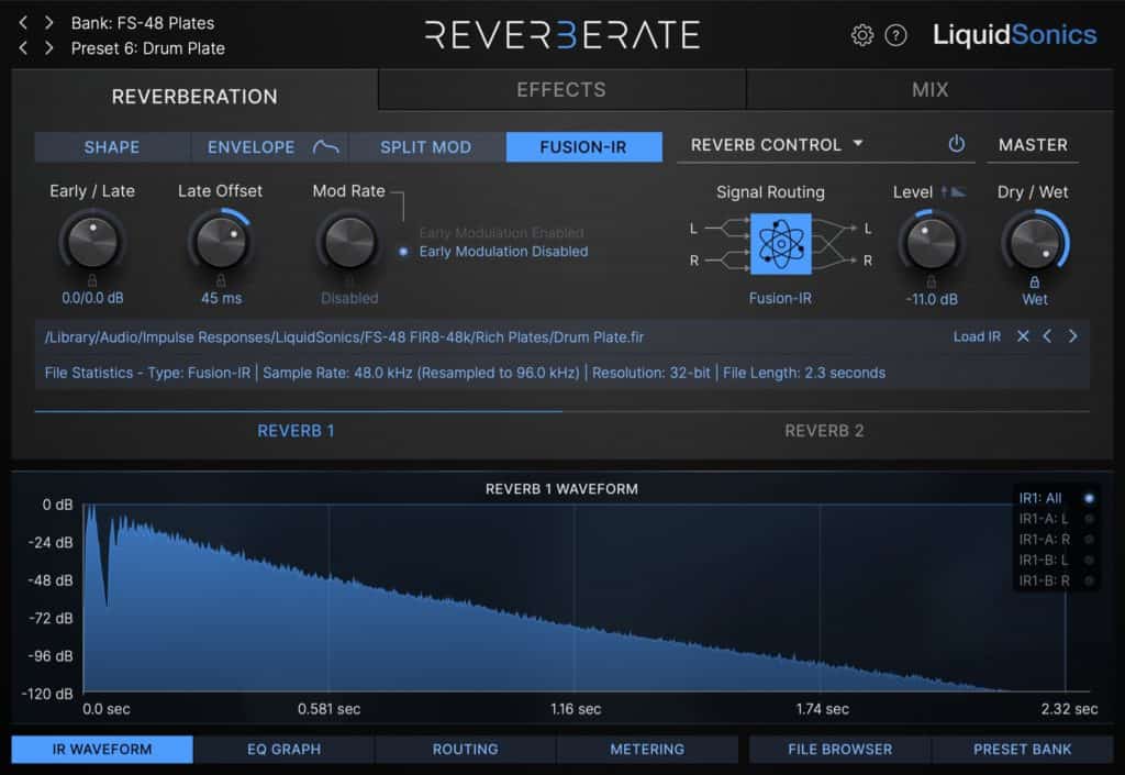 Reverberate 3 CompaReverberate 3 Ct Fusion IR With Late Offsetting