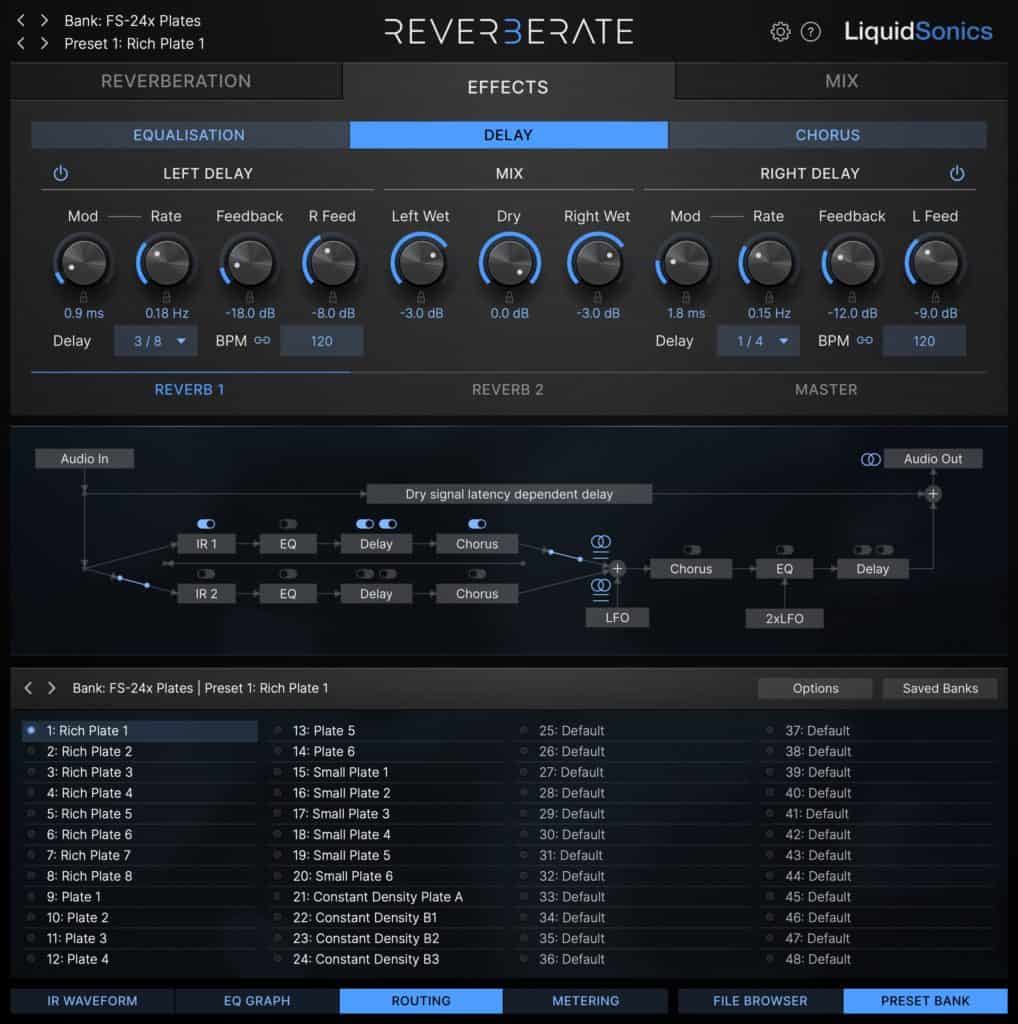 Reverberate 3 Full Delay With Topology