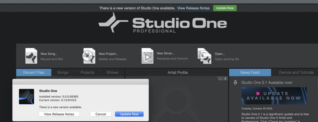 Whats New in Studio One 5.1