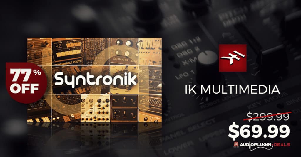 IK Multimedia Synth Bundle Sale 1200x627 1