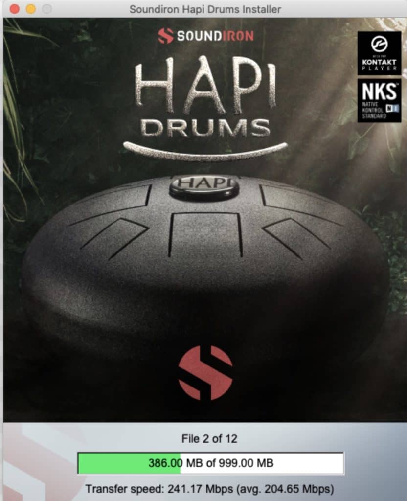 Hapi Drums Installer