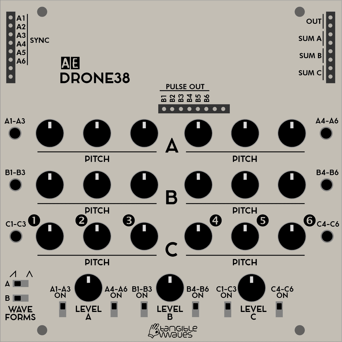 AE-Modular-New-DRONE38-a-Sound-Generator-with-18-Oscillators