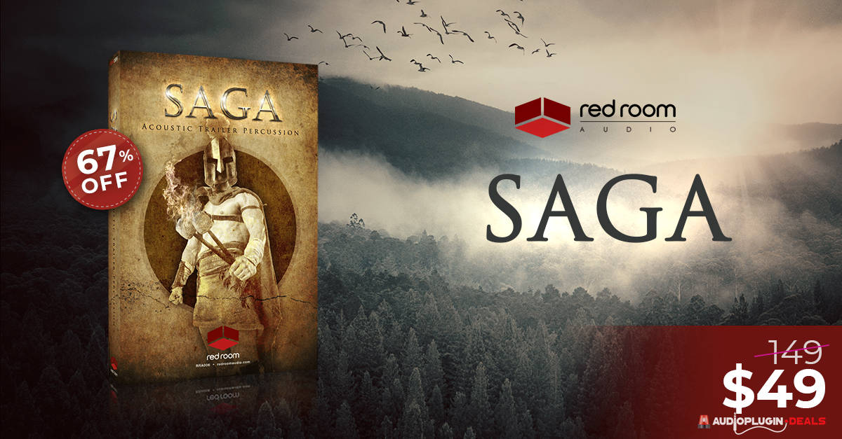 67 OFF SAGA – Acoustic Trailer Percussion by Red Room Audio 1200x627 1