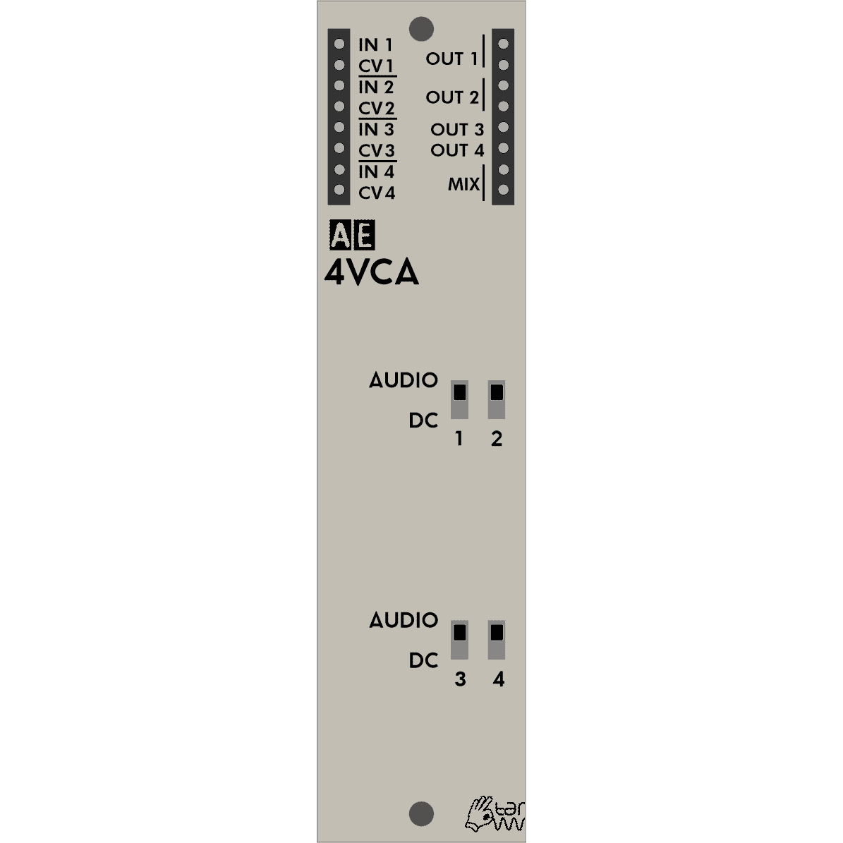 AE Modular New 4VCA Module