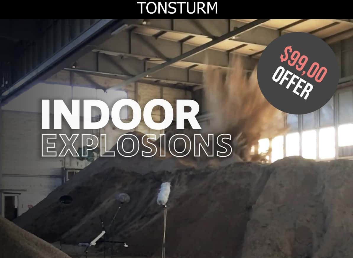 TONSTURM New INDOOR EXPLOSIONS Effects Library Main