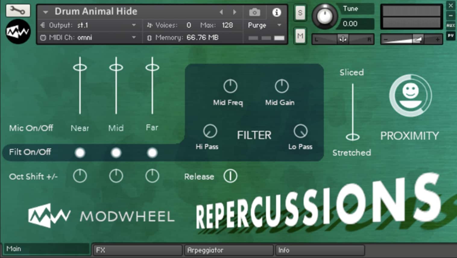 Get Excited for Modwheels Launch of REPERCUSSIONS Kontakt Percussive Instruments and More UI