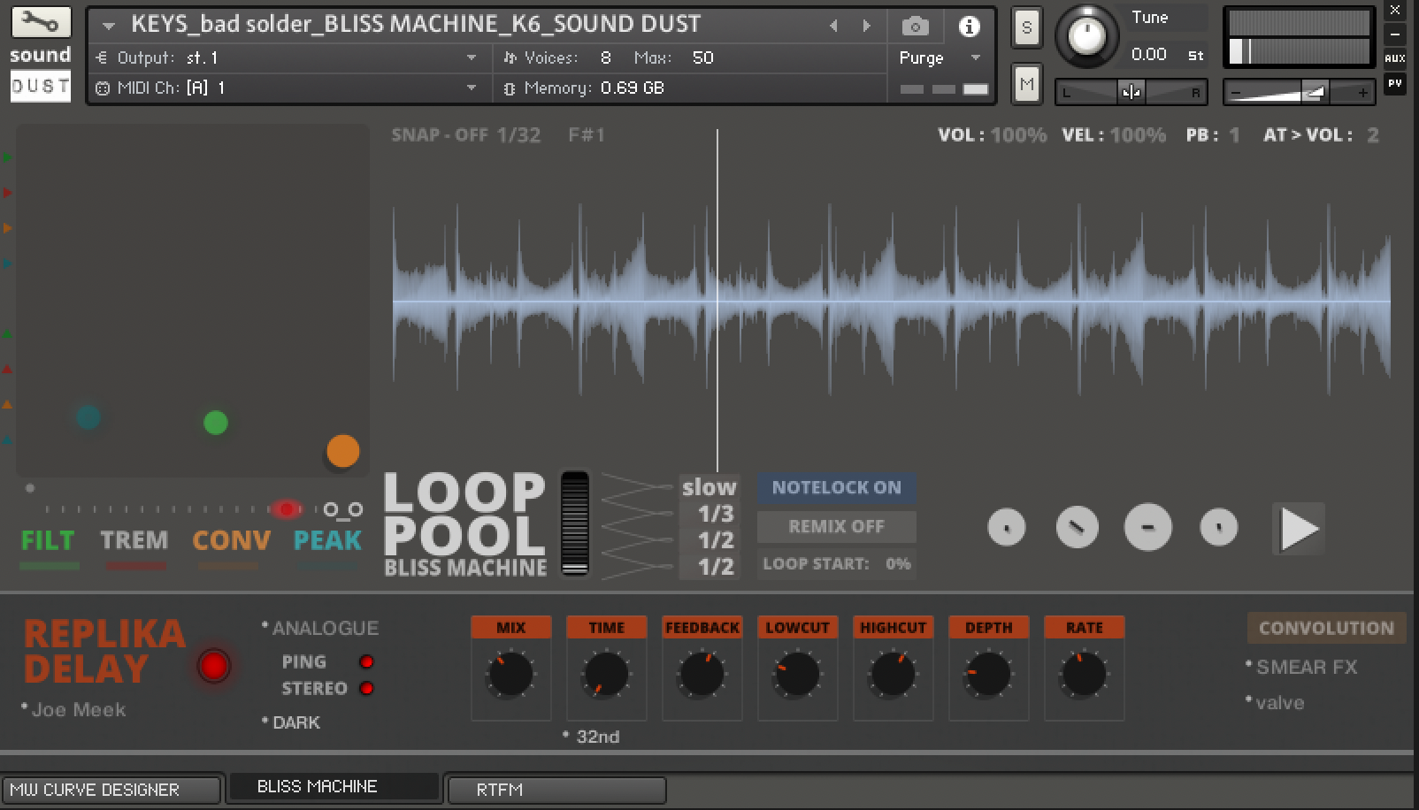 The Magnificent LOOP POOL Bliss Machine