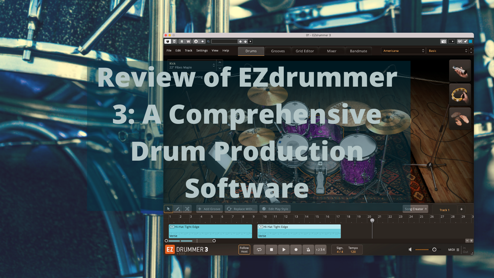 Review of EZdrummer 3 A Comprehensive Drum Production Software 1 1