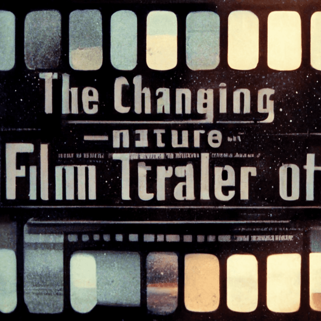 The Changing Nature of Modern Film Trailers