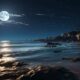 thorstenmeyer Create an image of a moonlit beach at night with b9f04d80 7429 4723 89d8 5d62be354eb0 IP394973 1