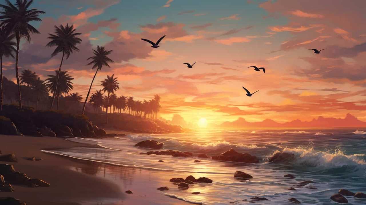 thorstenmeyer Create an image of a serene beach scene at sunset f0d49ddc 13e5 46b0 ac35 485d4b3f49ce IP394981 2