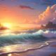 thorstenmeyer Create an image of a serene beachscape at sunset 2b64d2af 9185 4a11 a152 a7ddc1ccadef IP394983