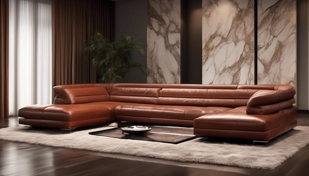 choosing a leather sofa