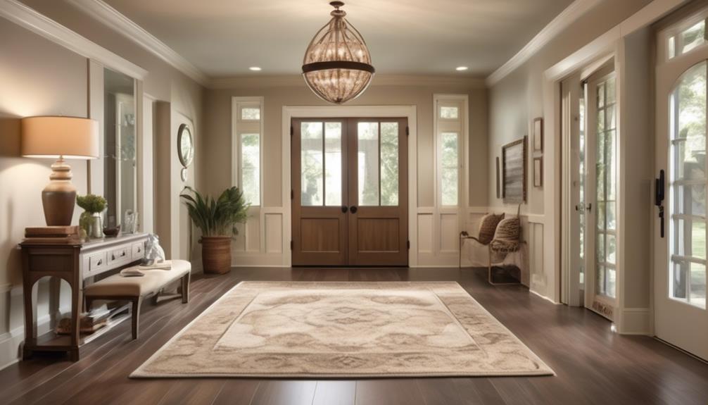 choosing a rug for entryway