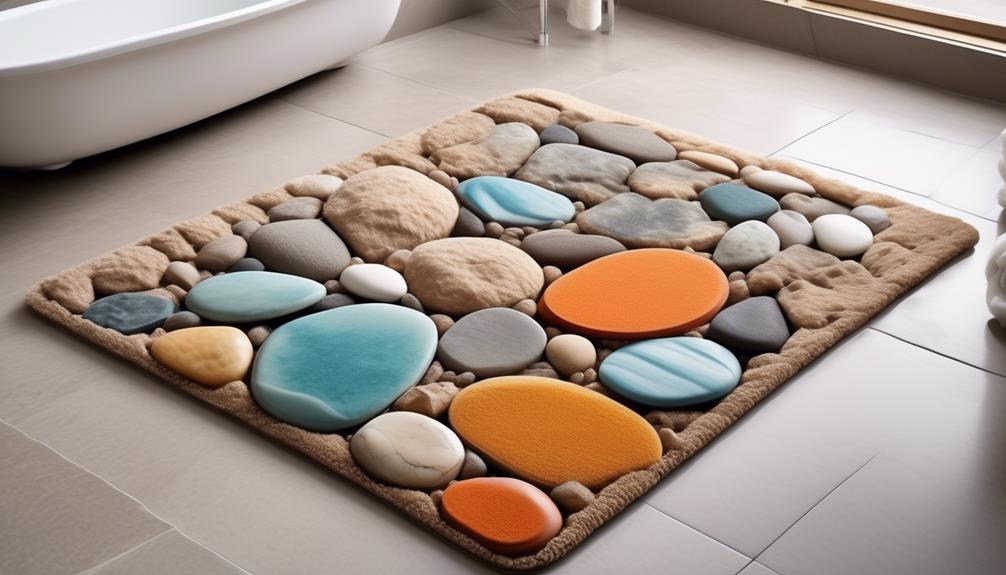 choosing a stone bath mat