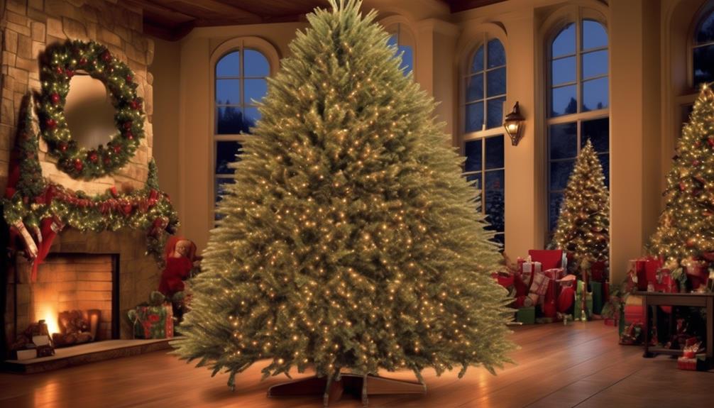 choosing an artificial christmas tree