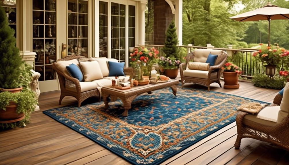 choosing an outdoor rug