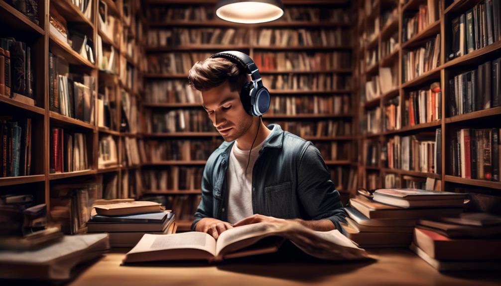 choosing audiobooks on spotify