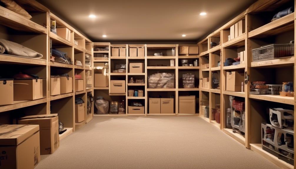 choosing basement storage shelves