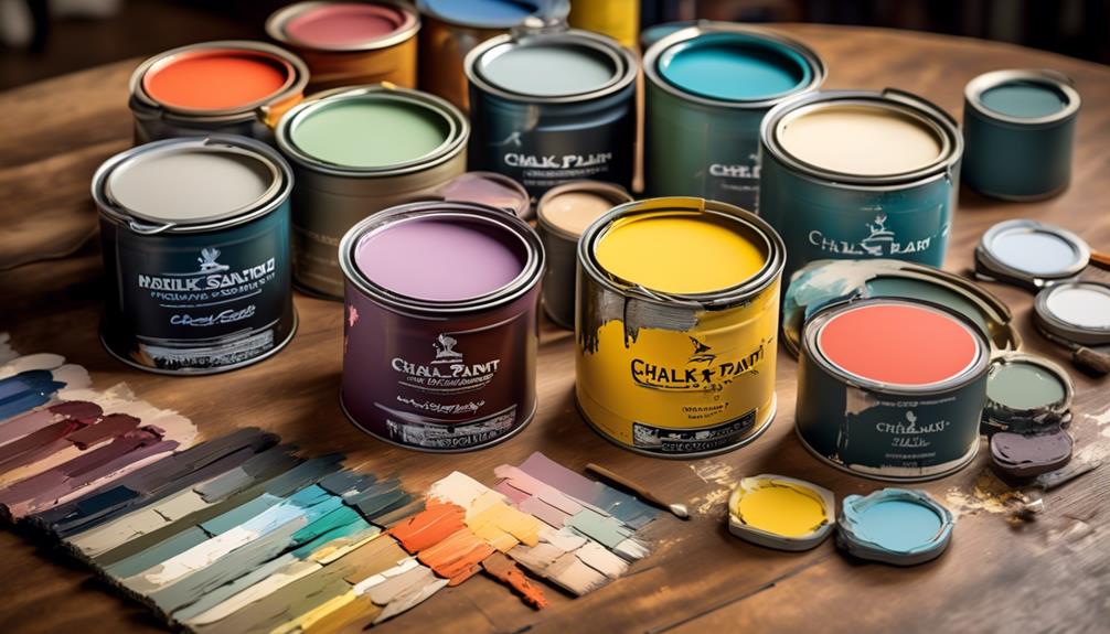 choosing chalk paint for furniture factors