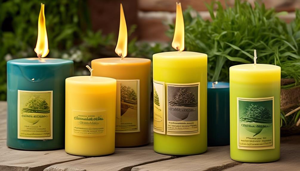 choosing citronella candles wisely