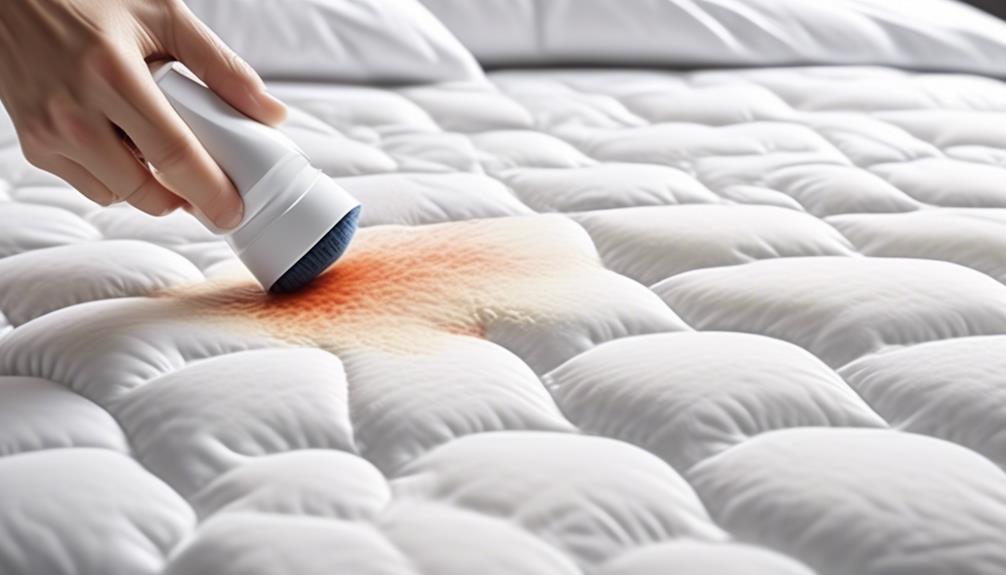 choosing effective mattress stain remover