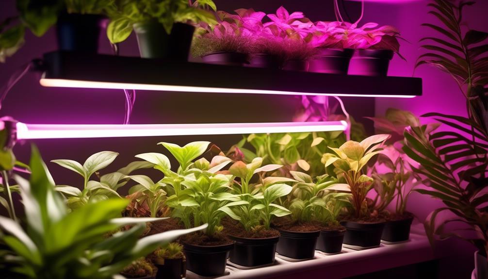 choosing grow lights for indoor plants