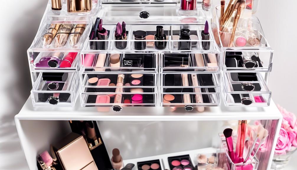 choosing makeup organization method