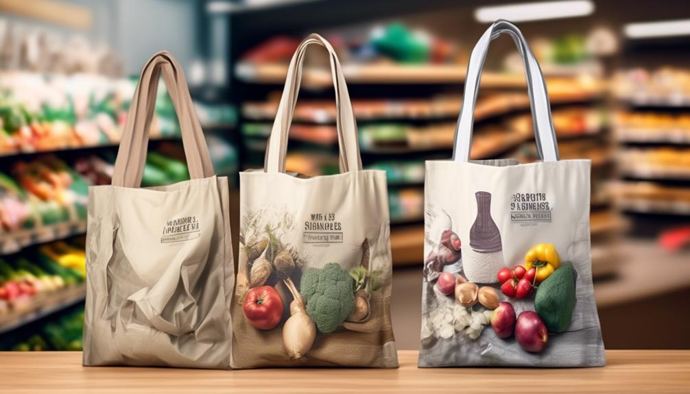 choosing reusable grocery bags